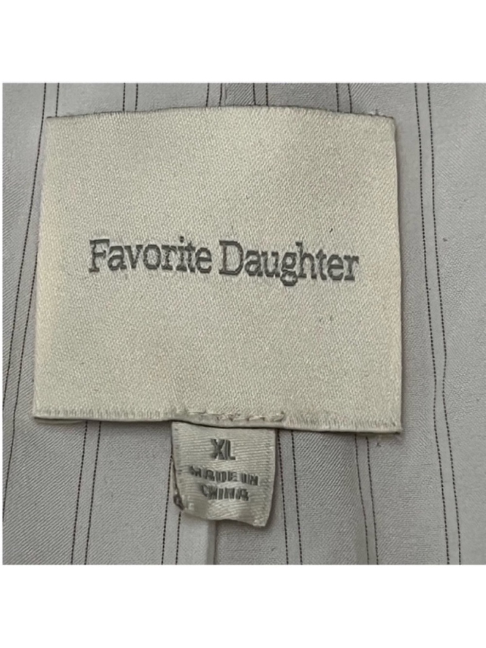 Favorite Daughter The Favorite Blazer Beige Stretch Jacket Neutral Size XL - Picture 11 of 13